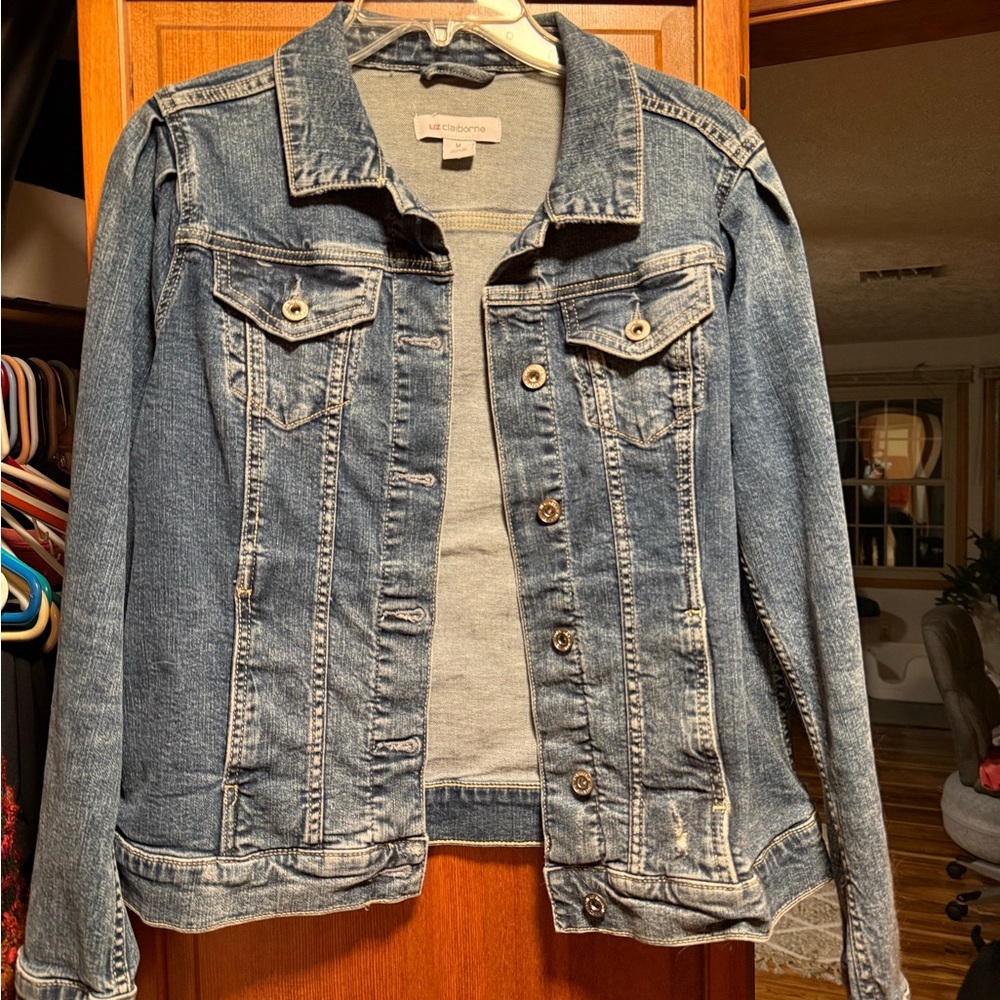 Liz Claiborne Classic Blue Denim Jacket